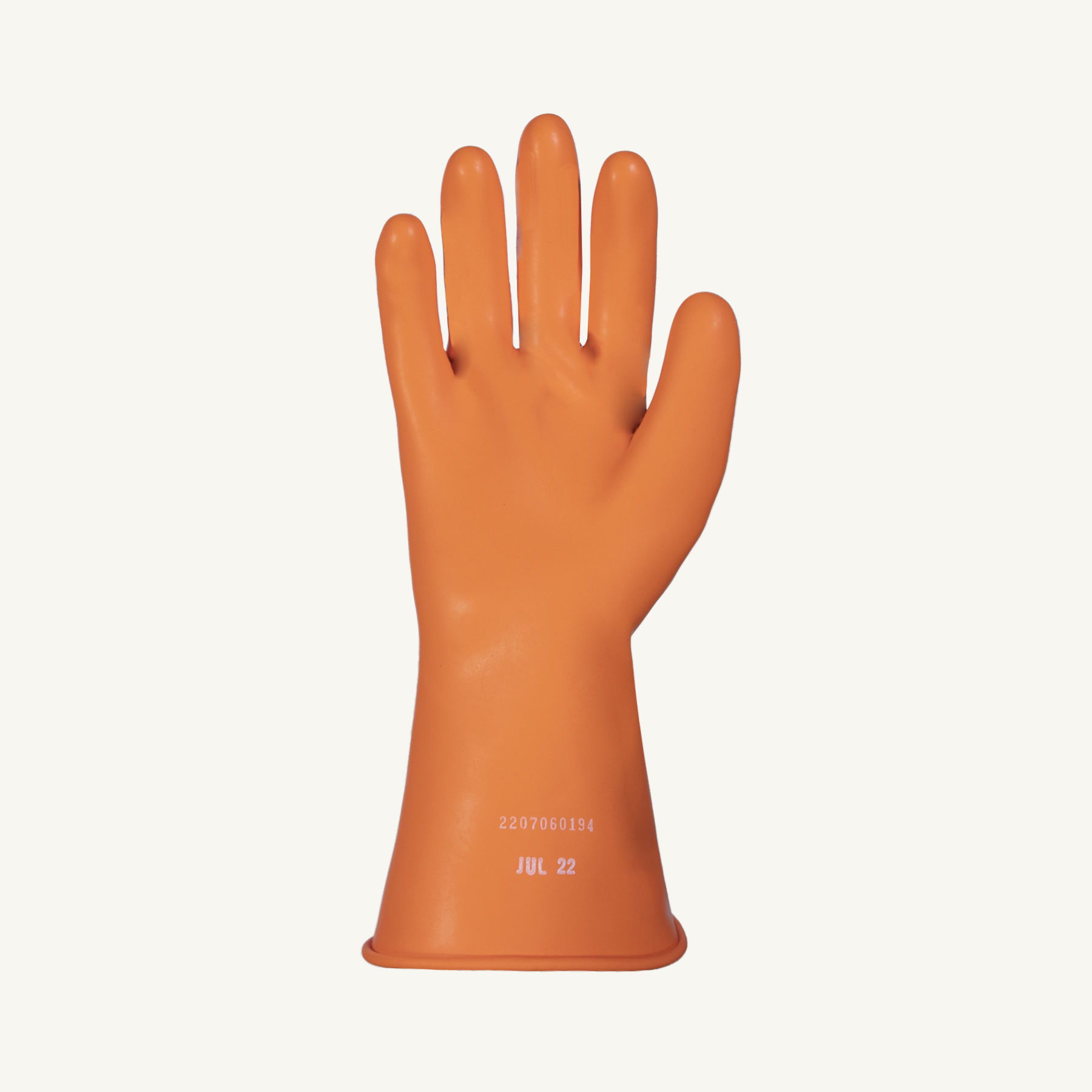 Superior Glove® Line Pro NR00O28 Orange 11-inch Insulating Rubber Gloves, Class 00